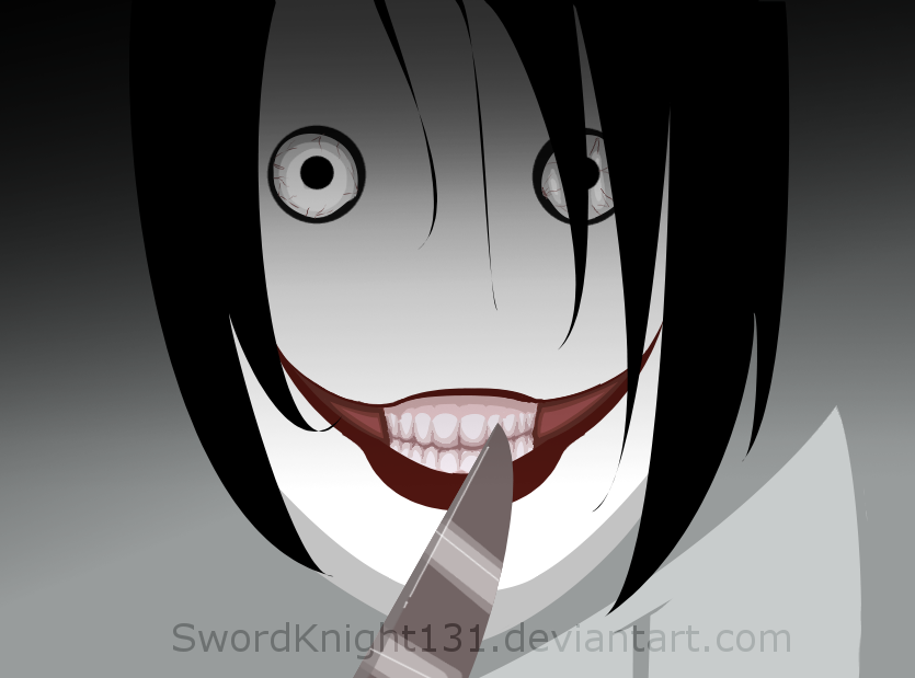 Jeff the killer (Original face) by Meka2201 on DeviantArt