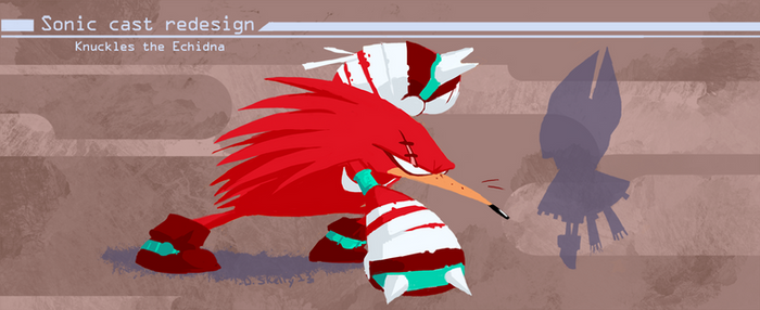 Sonic Redesign- knuckles