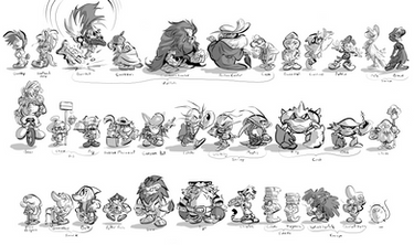 IDW Sonic background characters