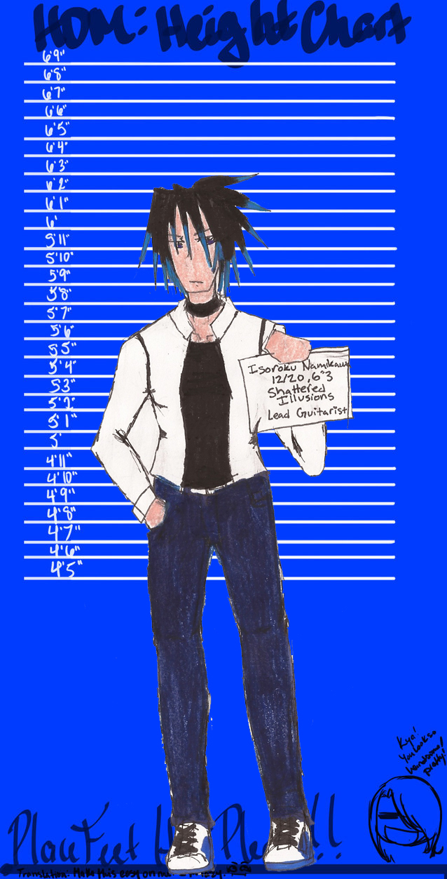 HOM Height Chart memeSaxon by MichiyoNakashima on DeviantArt