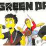 Green Day as The Simpsons