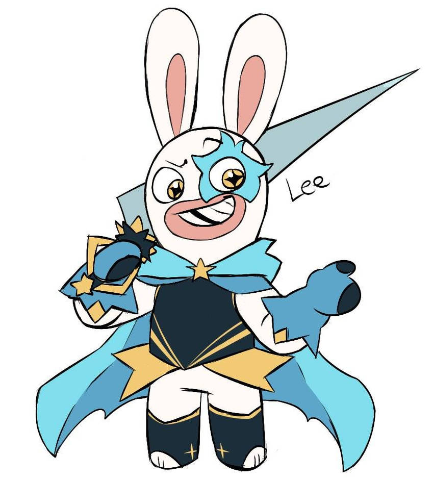 Rabbid oc - Lee! by quackkrya on DeviantArt