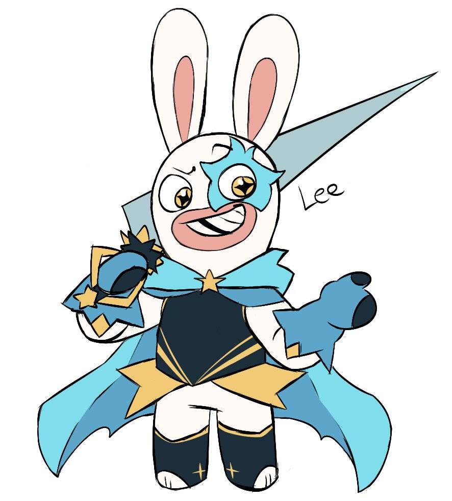 Rabbid oc - Lee! by quackkrya on DeviantArt