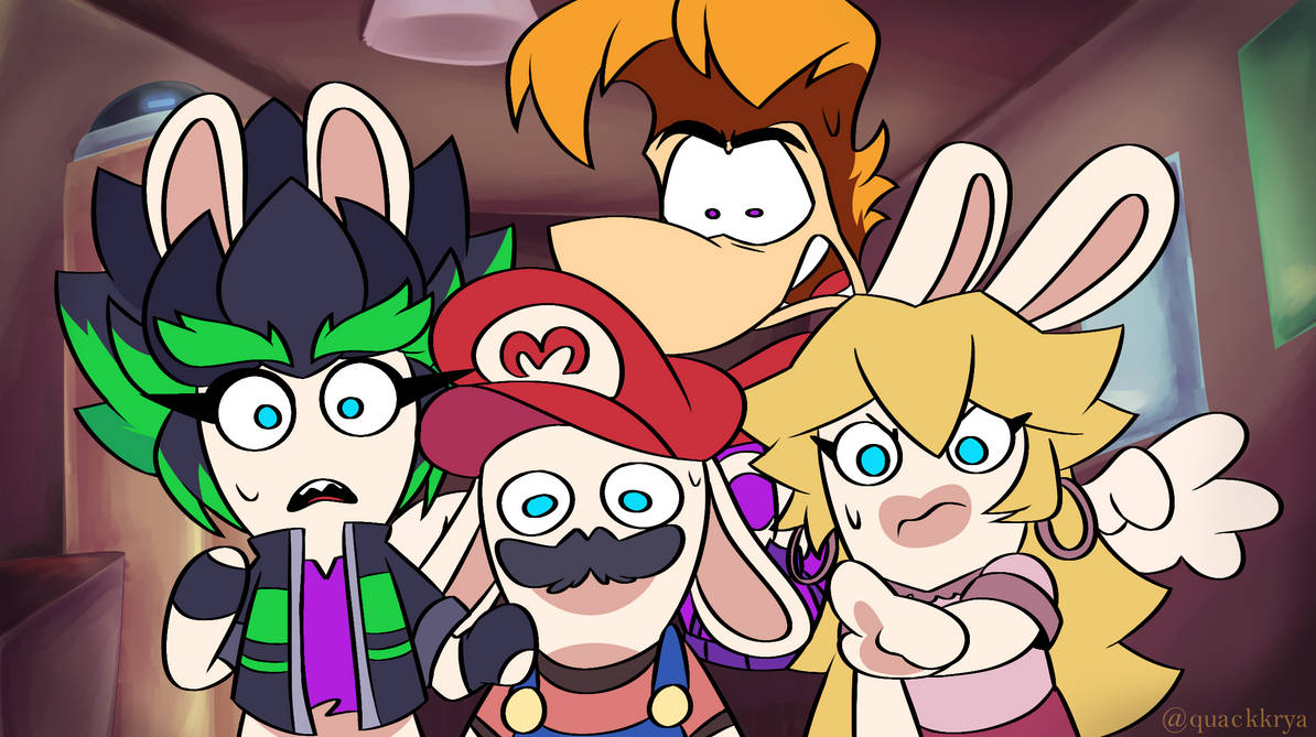 Mario Rabbids Human Mario Rabbids Takes Off by quackkrya on DeviantArt