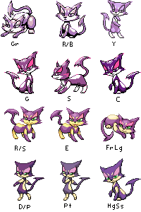 Purrloin Sprites by Frostpebble Purrloin Sprites by Frostpebble
