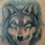 Wolf tattoo color