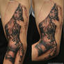 Girl warrior tattoo