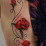 rose tribal tattoo