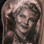 Rita Hayworth tattoo