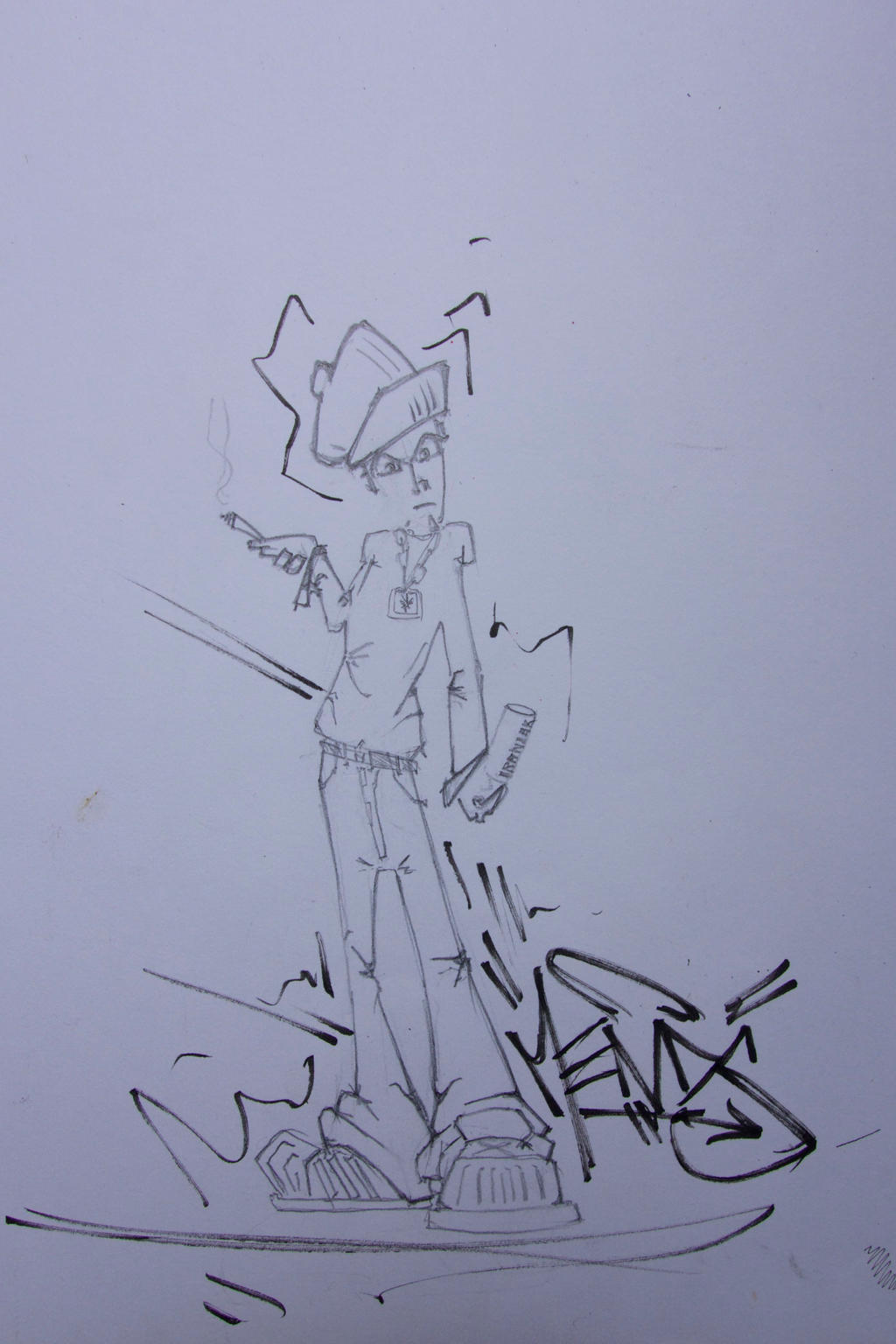 Pencil Bboy by SKUM-one on DeviantArt
