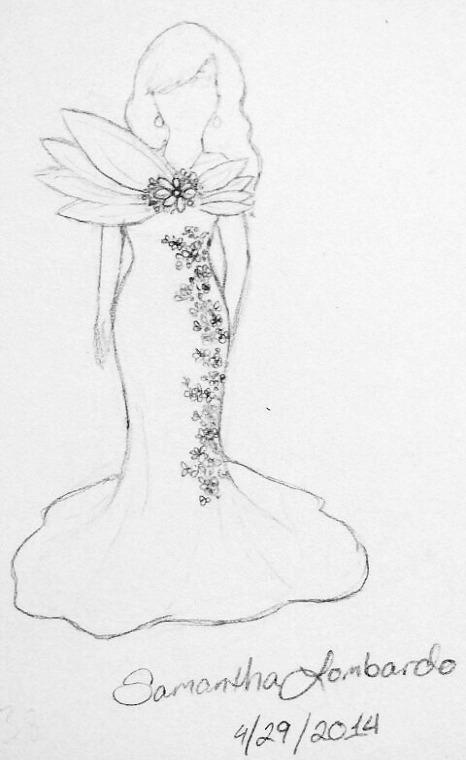 Dress drawing