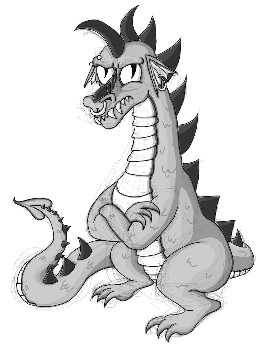 grouchy dragon