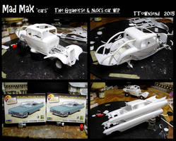 Mad max model cars - The Gigahorse , Nux's car WIP