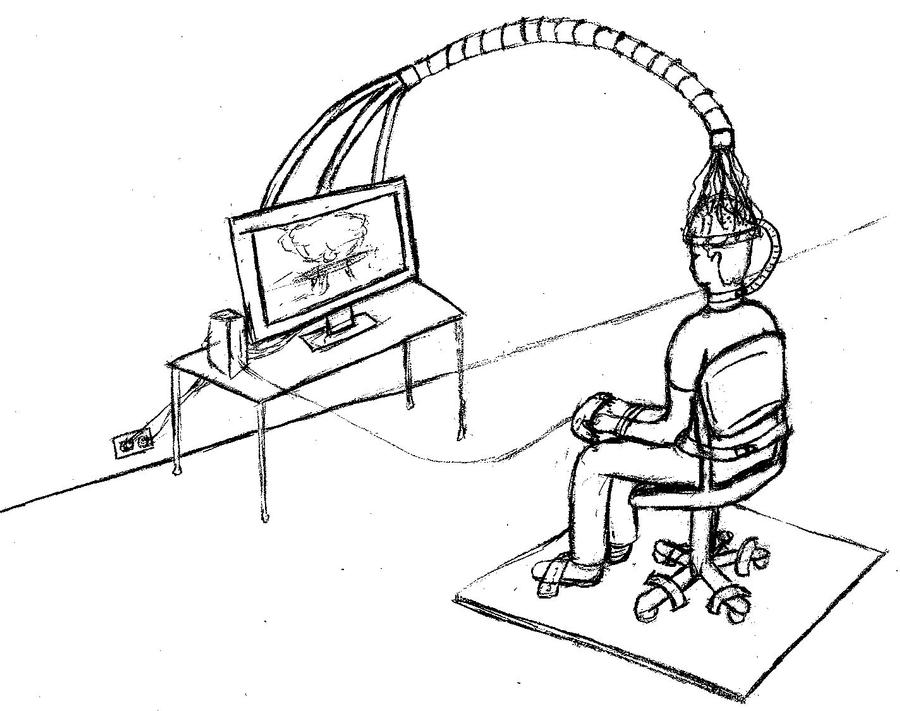 Video Game Mind Control drawing by HaleyGottardo on DeviantArt