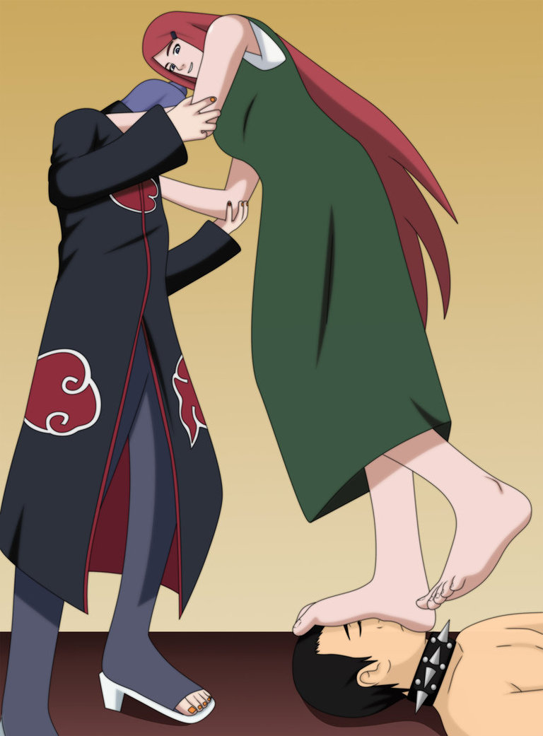 konan and kushina foot slave by peperpee on DeviantArt