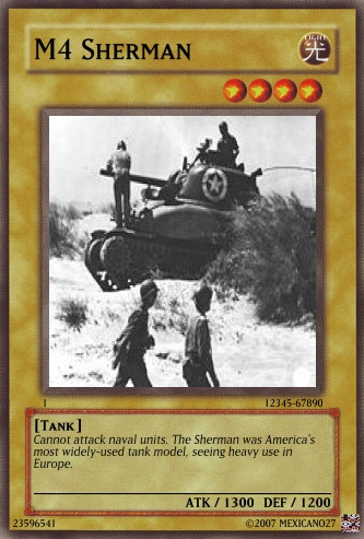 M4 Sherman card