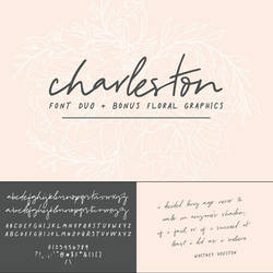 Charleston | Font Duo + Florals