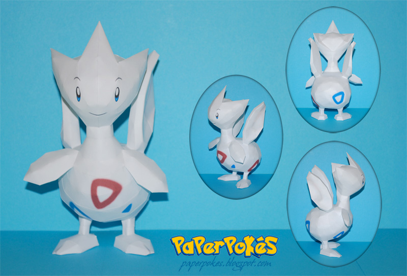 PaperPokés - Pokémon Papercraft: RESHIRAM