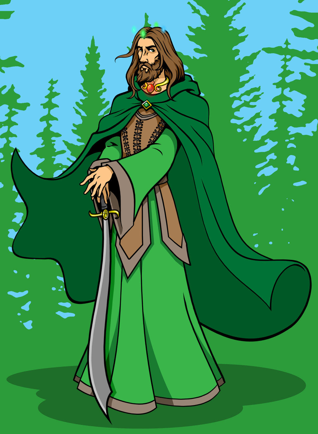 Driud of April: Illasahr by taghuso on DeviantArt