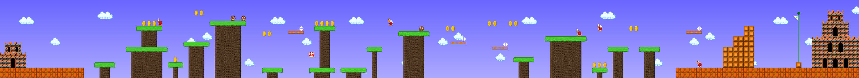 SMB 1-3 Map with Remastered Graphics by 0-Technos-0 on DeviantArt
