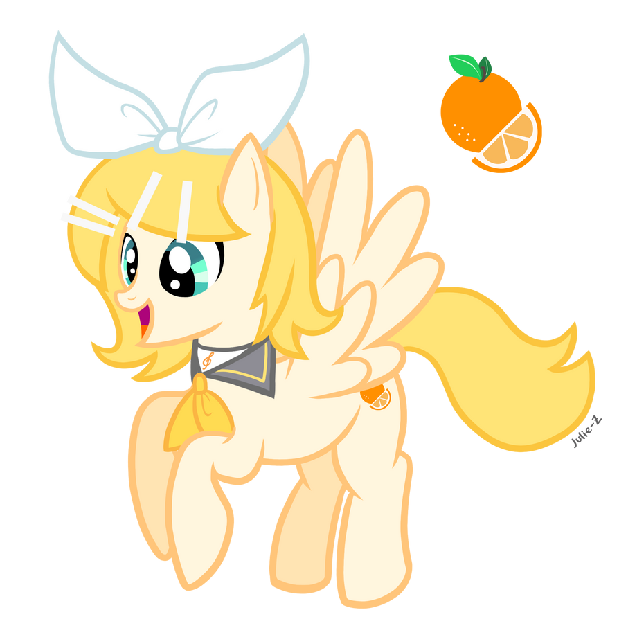 MLP Ponify - Kagamine Rin by Julie-Z on DeviantArt