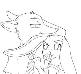 WildeXHopps - Meant for each other (outline)