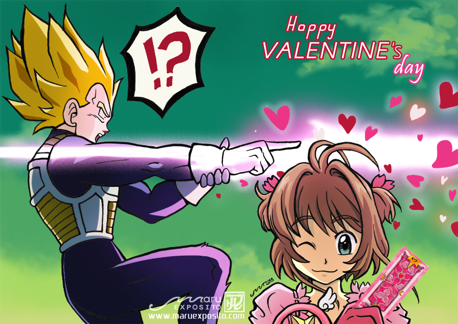 St Valentine's day - Vegeta + Sakura