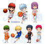 Kuroko no Basuke Chibi set