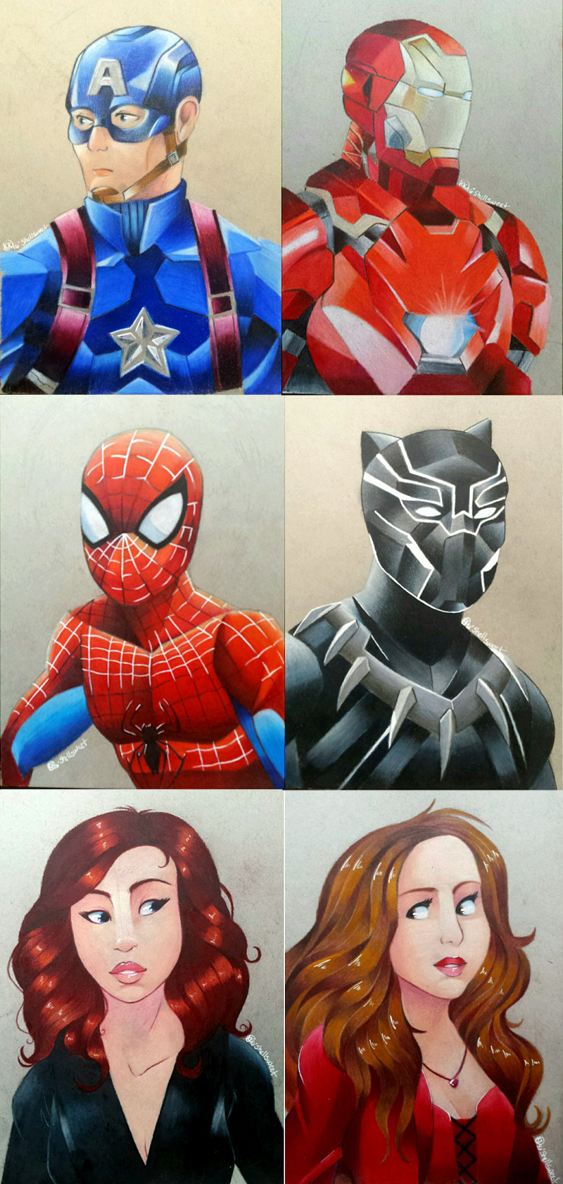 Marvel Civil War Cards