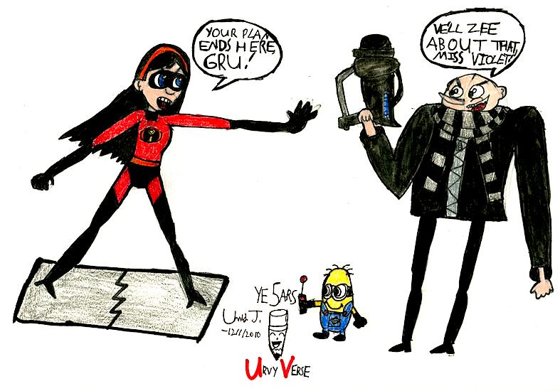Incredibles Dm Vi Vs Gru By Urvy1a On Deviantart