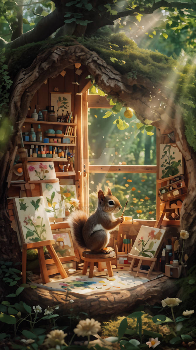 Deviantart Risumon Squirrel Studio Squirrel by McKay09 on DeviantArt