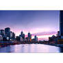 Melbourne Skyline Sunrise