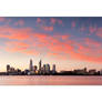 Perth Skyline Sunset