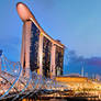 Singapore from Helix Bridge