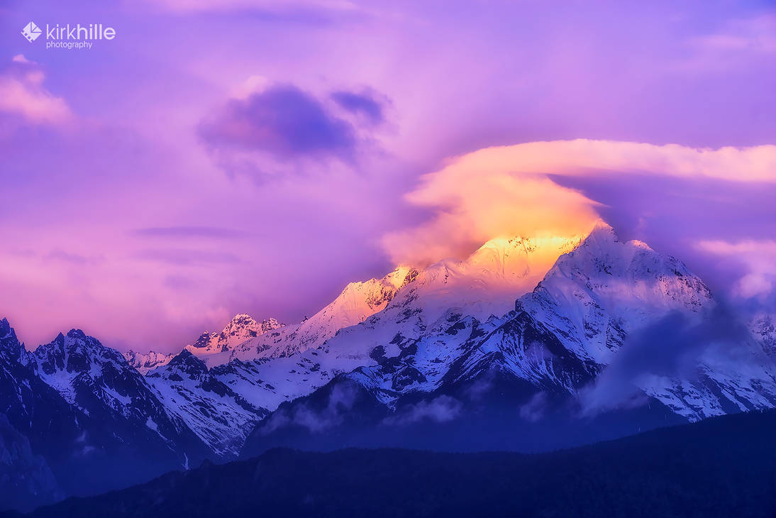 Meili Snow Mountain Shangri-la China Sunrise by Furiousxr Meili Snow Mountain Shangri-la China Sunrise by Furiousxr