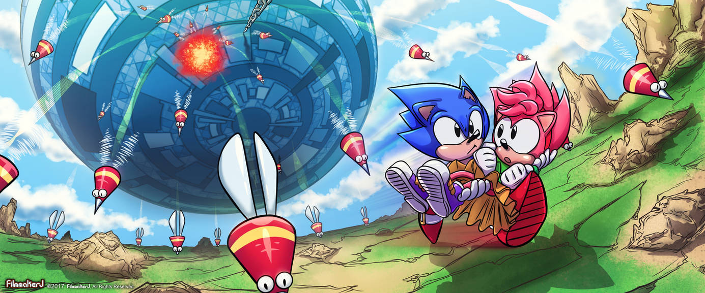 Sonic CD - My Hero by FilmmakerJ