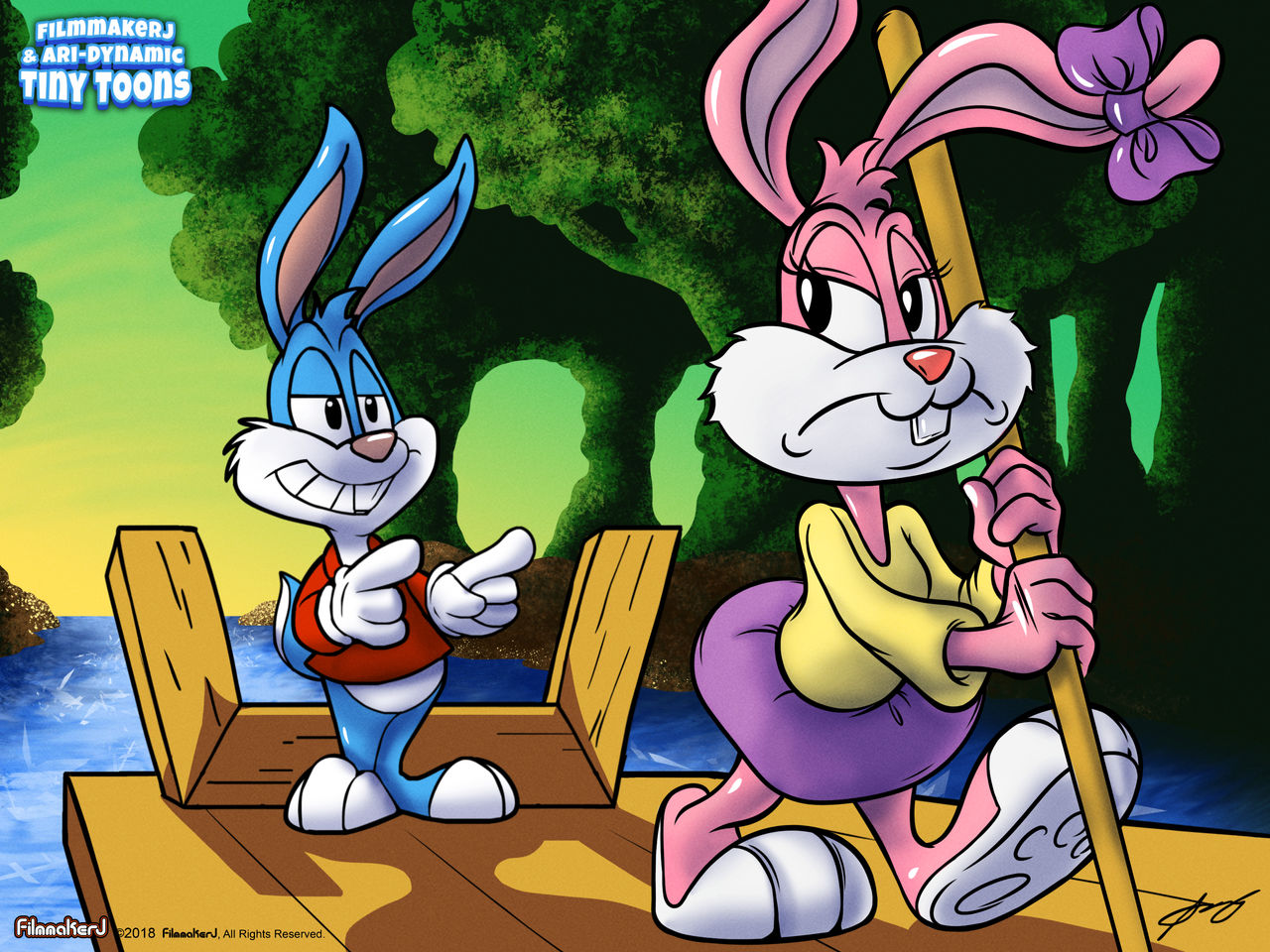 Buster Babs Tiny Toons Babs And Buster
