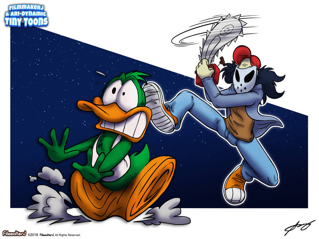 Plucky and the Maniac - A Tiny Toons COLLAB by FilmmakerJ
