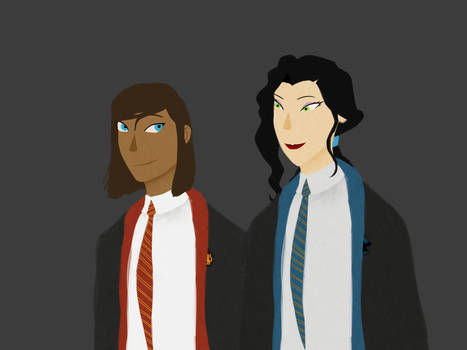 Korrasami @ Hogwarts!