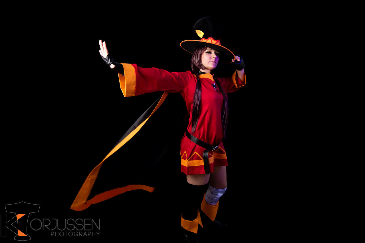 Megumin Using Magic Megumin - I use EXPLOSION MAGIC by FluffButtArts on DeviantArt