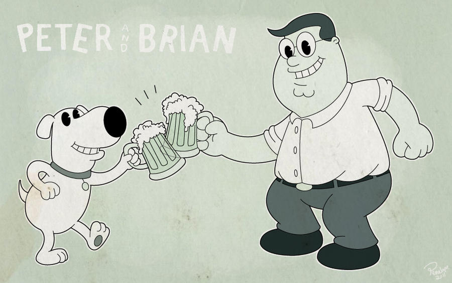 Peter + Brian by Penelles on DeviantArt