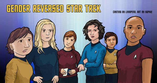 Gender swapped Star Trek