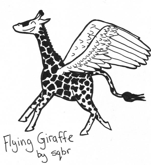 Flying Giraffe by sqbr on DeviantArt