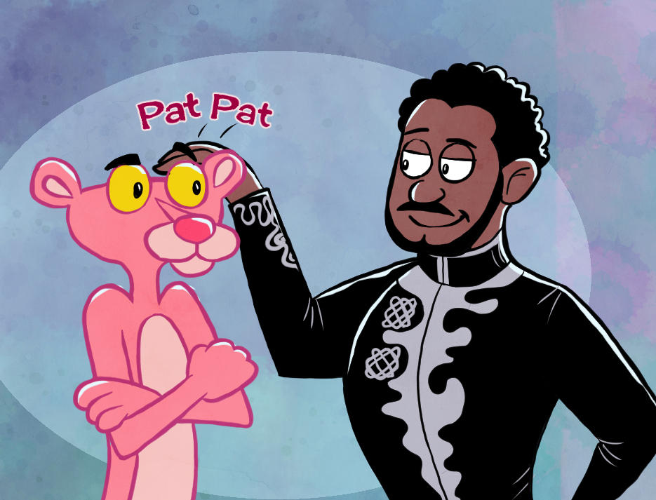 Download Black Panther Pink Fanart Wallpaper