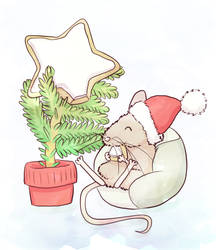 Christmas Hopping Mouse
