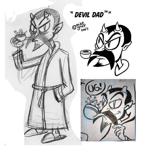Devil Dad Devil Dad Toy Design by pencilforhire on DeviantArt