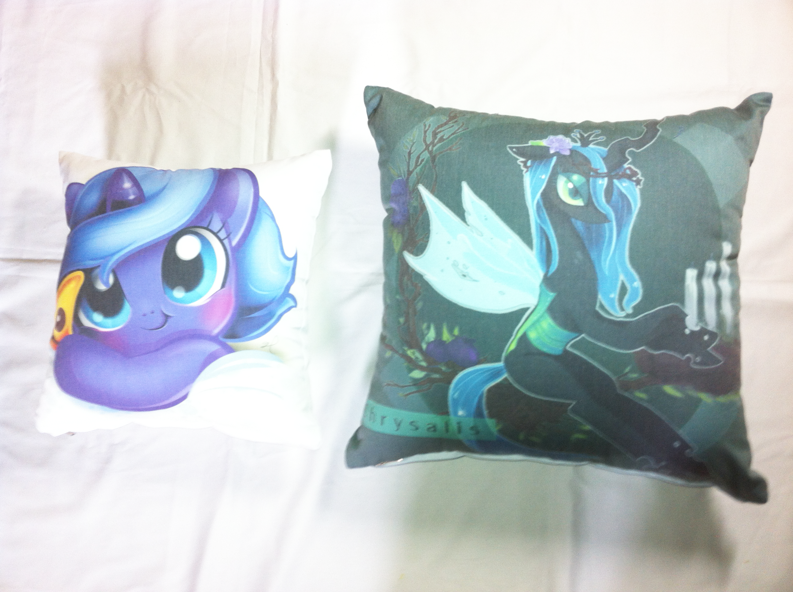 Luna and Chysalis Limited Edtion Cushion