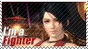 Momiji - I'm A Fighter Stamp by SnowTheWinterKitsune