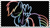 MLP Neon - Rainbow Dash Stamp