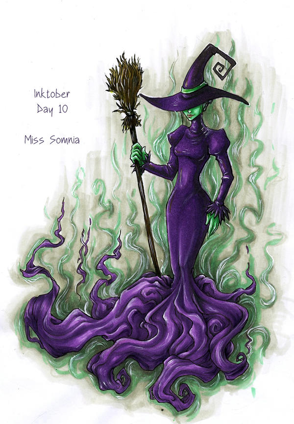 Inktober Day 10: Witch